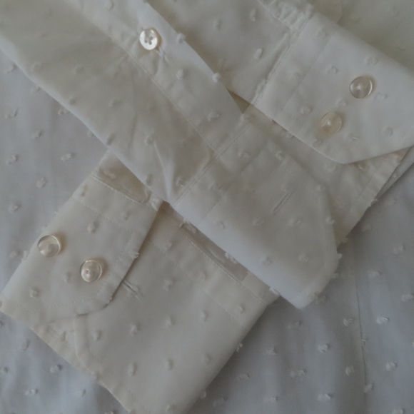 rare brouback button up dress shirt white 15.5/39 - Picture 3 of 7